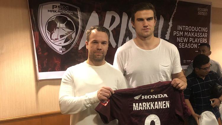 Eks penyerang Real Madrid Castilla, Eero Markkanen, rupanya masih menunggu sisa gajinya di klub Liga 1 PSM Makassar. - INDOSPORT