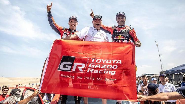Nasser Al-Attiyah jadi juara Reli Dakar 2019. - INDOSPORT