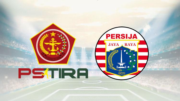Logo PS TIRA dan Persija Jakarta
