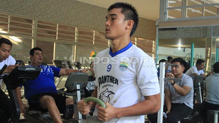 Zalnando saat menjalani latihan bersama Persib Bandung. - INDOSPORT