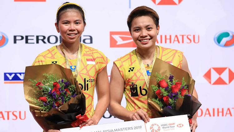 Greysia Polii/Apriyani Rahayu finis di posisi runner-up Malaysia Masters 2019 setelah kalah dari wakil Jepang Yuki Fukushima/Sayaka