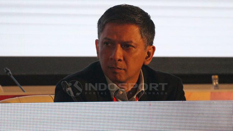 Iwan Budianto dalam kongres PSSI 2019.