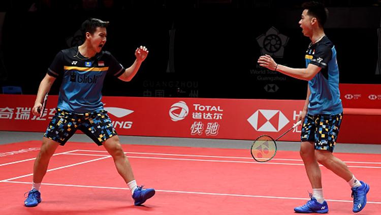 Marcus Fernaldi Gideon/Kevin Sanjaya Sukamuljo tampil hari ini di BWF World Championships 2019.
