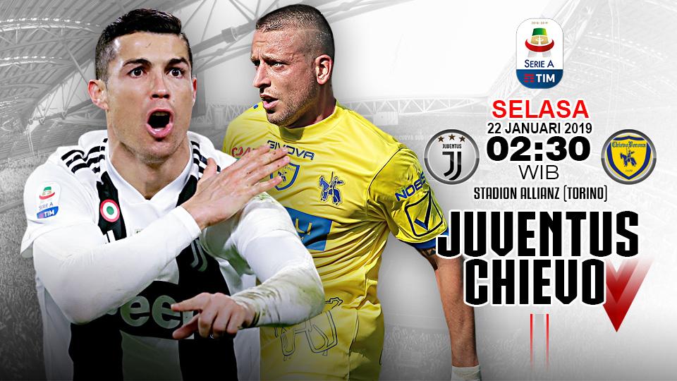 Pertandingan Juventus vs Chievo - INDOSPORT