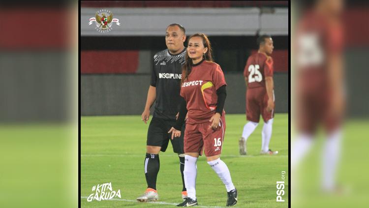 PSSI menggelar bermain sepak bola bersama Asprov dan perwakilan klub Liga 1 hingga Liga 3 di penghujung rangkaian acara Kongres PSSI 2019 di Bali Copyright: Twitter/@PSSI