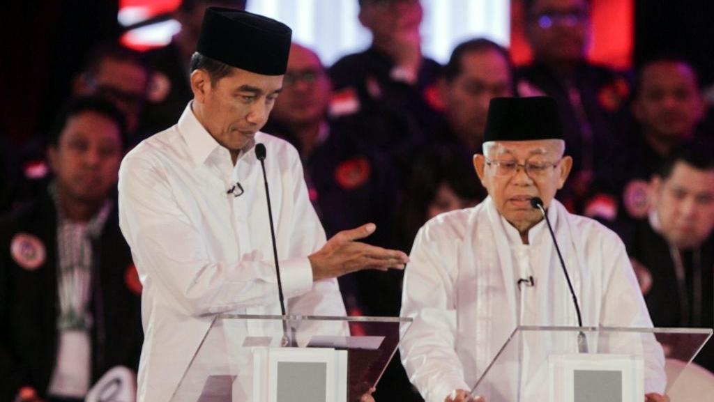 Joko Widodo dan Maruf Amin