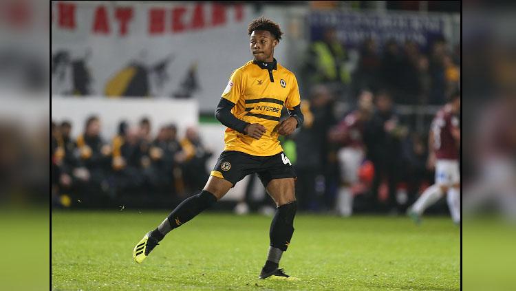 Antoine Semenyo, striker milik Bristol City. Copyright: INDOSPORT