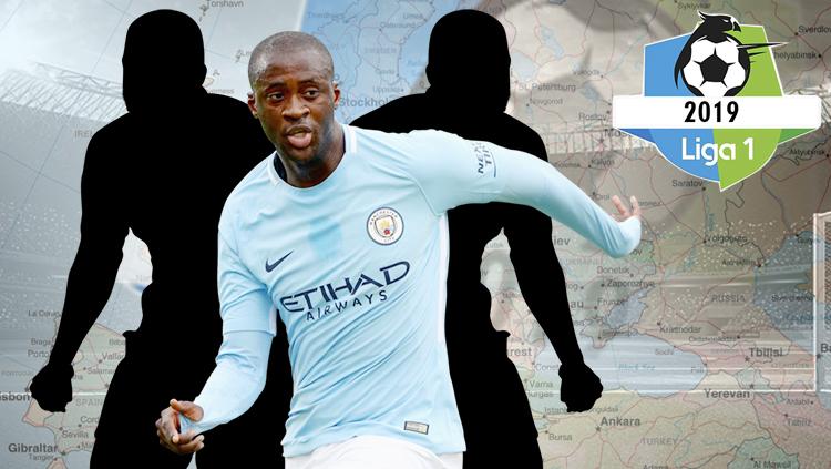 Tiga bintang Afrika eks klub raksasa Eropa yang bisa gabung klub Liga 1, diantaranya Yaya Toure