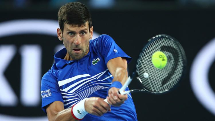 Novak Djokovic di Australia Terbuka 2019.