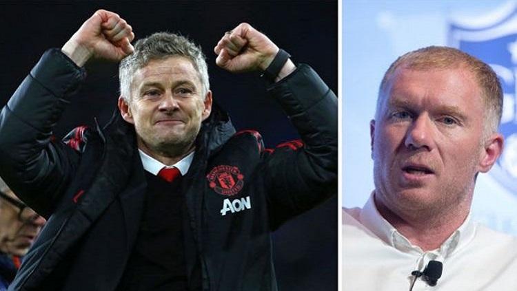 Ole Gunnar Solskjaer dan Paul Scholes