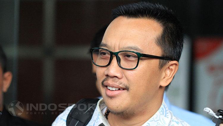Menteri Pemuda dan Olahraga (Menpora) Imam Nahrawi, meminta maaf kepada Syed Saddiq atas kericuhan yang terjadi di laga Indonesia vs Malaysia, Kamis (05/09/19). Muhammad Nabil/INDOSPORT.
