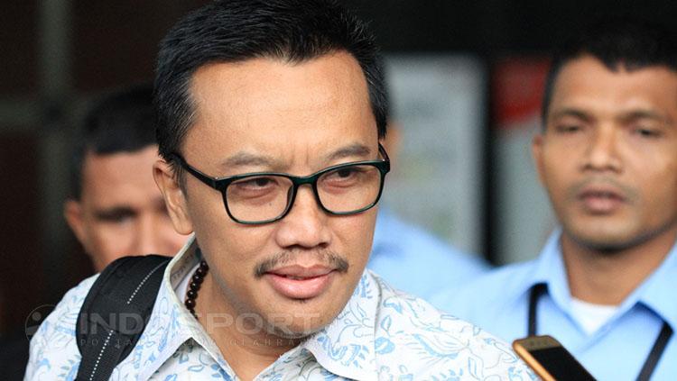 Menpora Imam Nahrawi turut mendukung tim Indonesia yang berlaga di Piala Sudirman 2019. Muhammad Nabil/INDOSPORT.