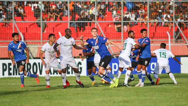 Situasi pertandingan Kalteng Putra vs PSM Makassar Copyright: Media PSM Makassar