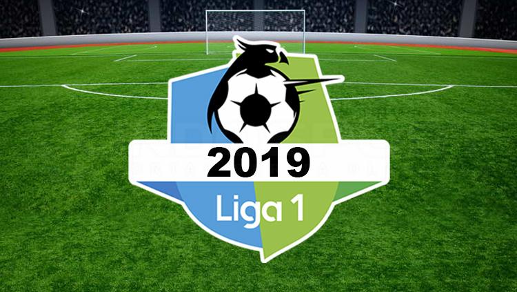 Ilustrasi logo Liga 1 2019.