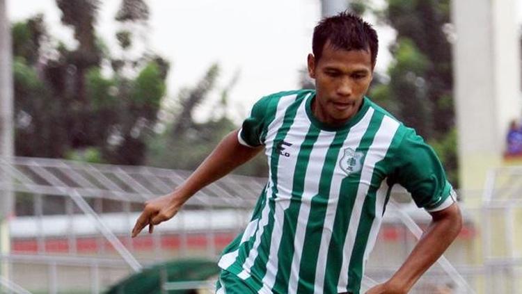 Saktiawan Sinaga saat berseragam PSMS Medan Copyright: jurnalasia.com