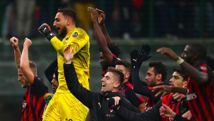 Kemenangan AC Milan atas Napoli di babak 8 besar Coppa Italia