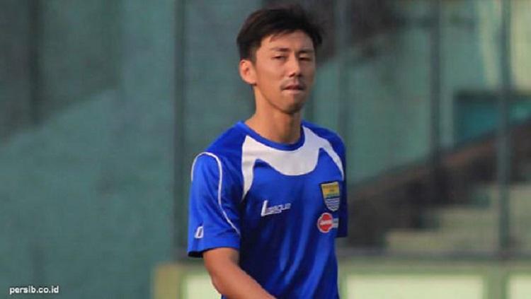 Kenji Adachihara saat berseragam Persib Bandung beberapa tahun lalu.
