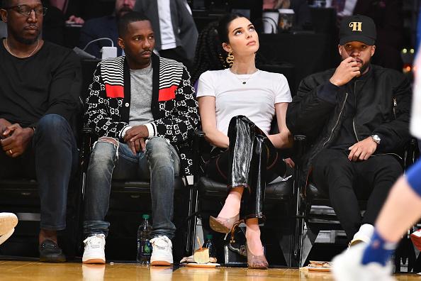 Kendall Jenner di pertandingan LA Lakers vs Philadelphia 76ers Copyright: INDOSPORT