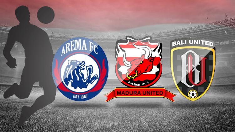 Arema, Madura United, Bali United