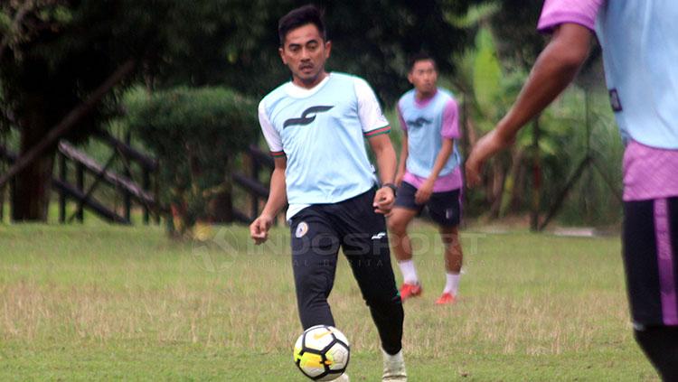 Seto Nurdiyantoro ikut berlatih bersama PSS Sleman.