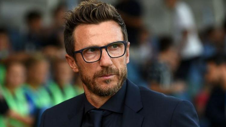 Eusebio Di Francesco pelatih AS Roma