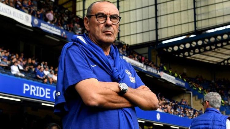 Masa depan Maurizio Sarri di Chelsea bisa jadi tak akan lama.