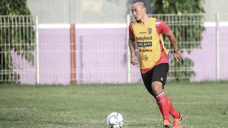 Gunawan Dwi Cahyo jalani latihan bersama Bali United Copyright: Gunawan Dwi Cahyo