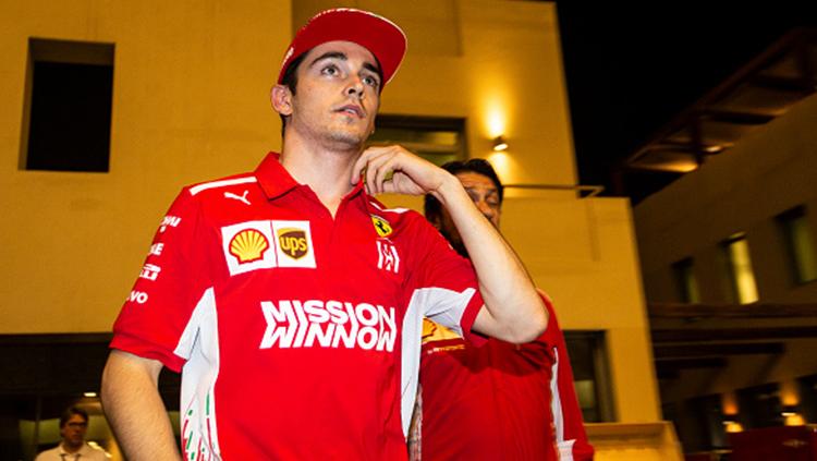 Charles Leclerc dianggap perpaduan dua legenda Ferrari, Kimi Raikkonen dan Michael Schumacher. - INDOSPORT