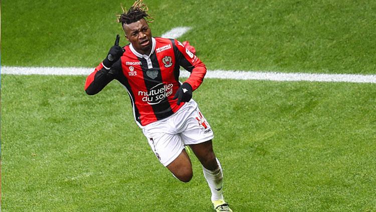 Allan Saint-Maximin, gelandang serang OGC Nice. Copyright: INDOSPORT