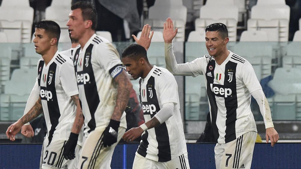 Selebrasi pemain Juventus Copyright: Getty Images