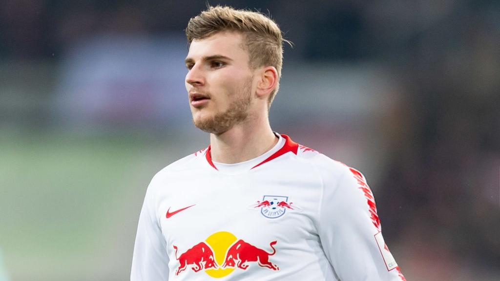 Timo Werner pemain (RB Leipzig).