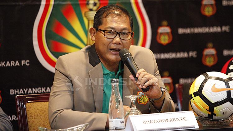 Manajer Bhayangkara FC Sumardji