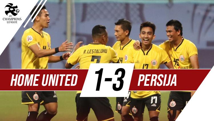 Home United 1-3 Persija Jakarta Copyright: INDOSPORT