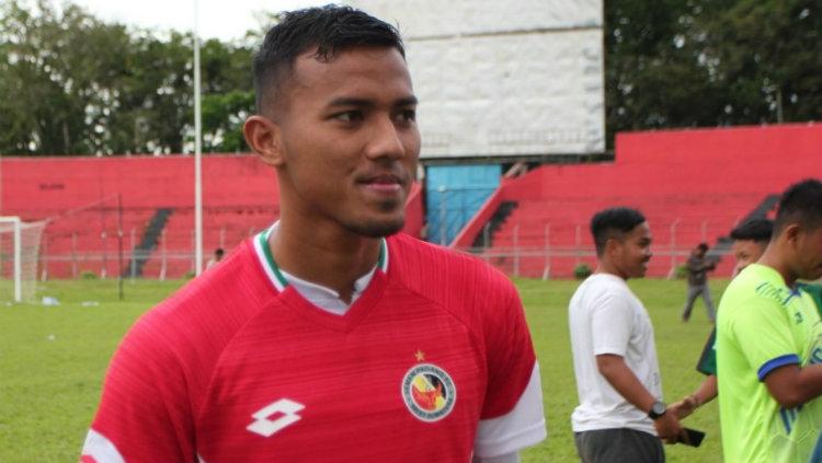 Kiper Semen Padang Teja Paku Alam. Copyright: Rahmadi/Langgam