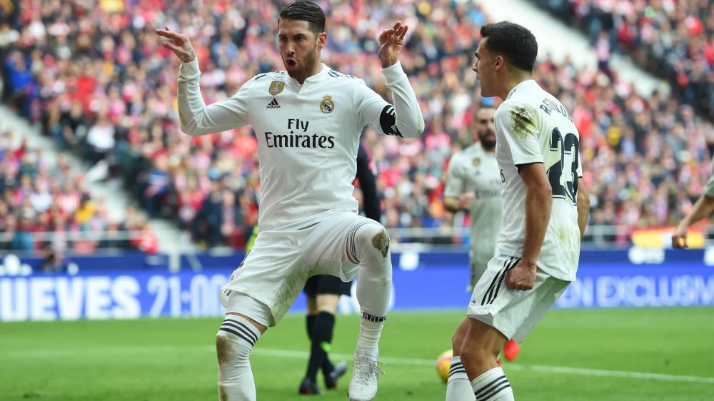 Mampu cetak banyak gol meski berposisi bek raksasa LaLiga Spanyol, Real Madrid, Sergio Ramos dianggap abnormal. - INDOSPORT