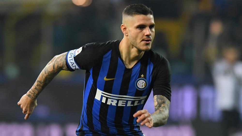 Mauro Icardi saat masih membela Inter Milan. Ia berjasa dalam mengantarkan Inter ke Liga Champions 2018 lalu.