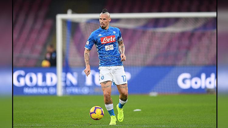 Marek Hamsik, gelandang serang sekaligus kapten Napoli.
