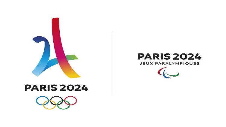 Logo Olimpiade dan Paralimpiade Paris 2024.