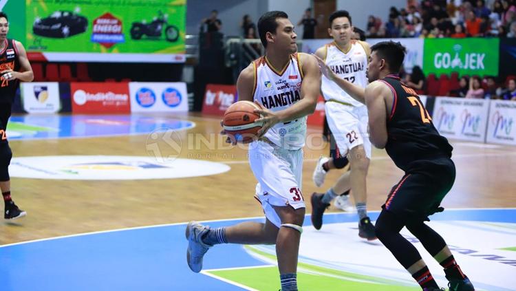 Laga basket IBL Indonesia,NSH vs Hang Tuah. Copyright: Humas IBL