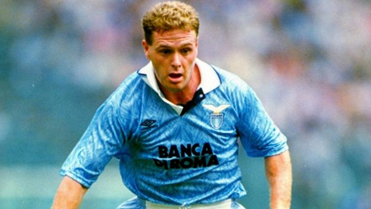 Paul Gascogine - Lazio. Copyright: goal.com