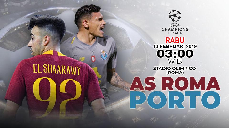 Pertandingan AS Roma vs Fc Porto.