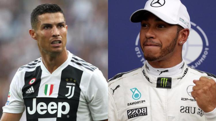 Hamilton memiliki gaji lebih besar ketimbang Ronaldo