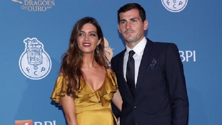 Iker Casillas dan sang istri, Sara Carbonero.