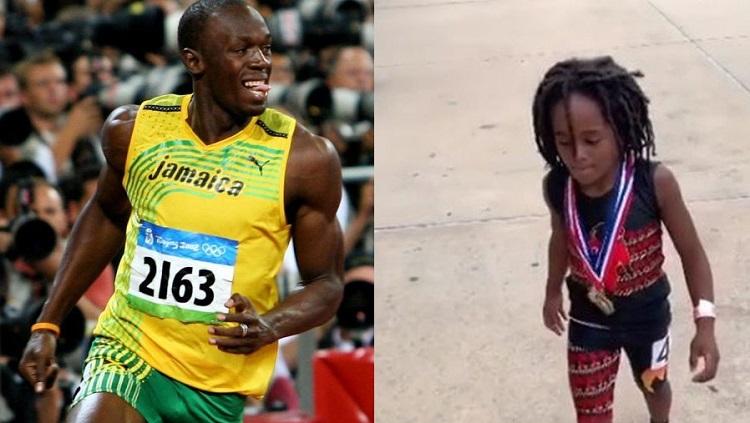 Bocah lelaki yang memiliki kemampuan lari dengan sangat cepat seperti Usain Bolt