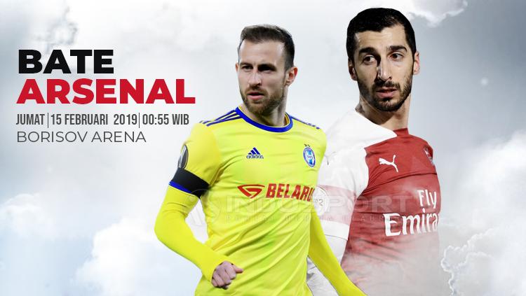 Prediksi pertandingan Liga Europa antara Bate vs Arsenal, Jumat (15/02/19).