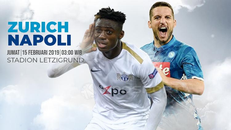 Prediksi Pertandingan Liga Europa 2018/19 FC Zurich vs Napoli. - INDOSPORT