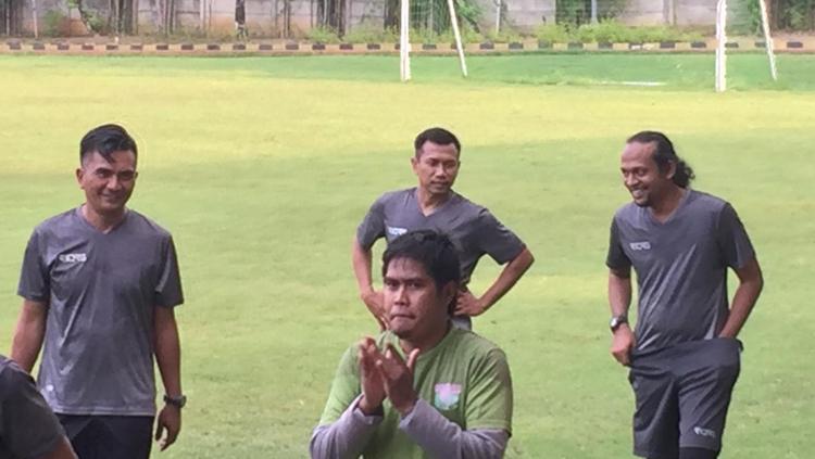 Dalam sesi latihan Persita Tangerang kedatangan pemain baru eks PSMS Medan M Ridho