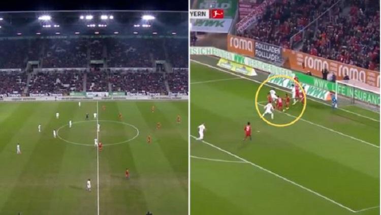 Gol bunuh diri Gelandang Bayern Munchen, Leon Goretzka.