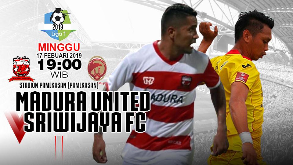 Pertandingan Madura United vs Sriwijaya fc - INDOSPORT