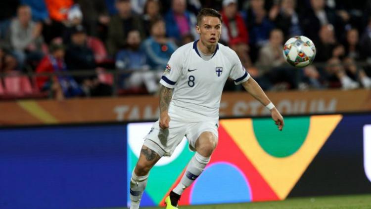 Pemain Timnas Finlandia yang dikaitkan dengan PSM Makassar.